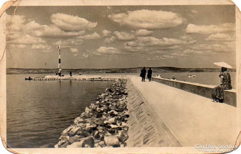 Ba - 146 panoramas of the Balaton region in the middle of the 20th century. Siófok (monostory photo)