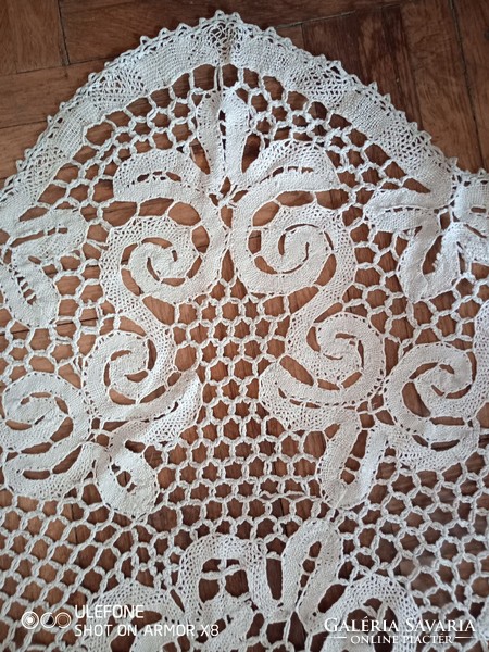 Fabulous Art Nouveau lace tablecloth