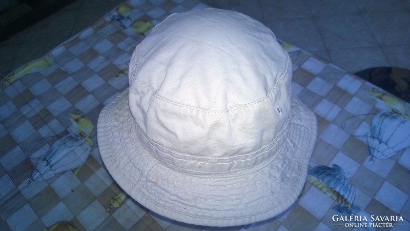 Új Vászonkalap-nyári kalap fejkörm.59 cm