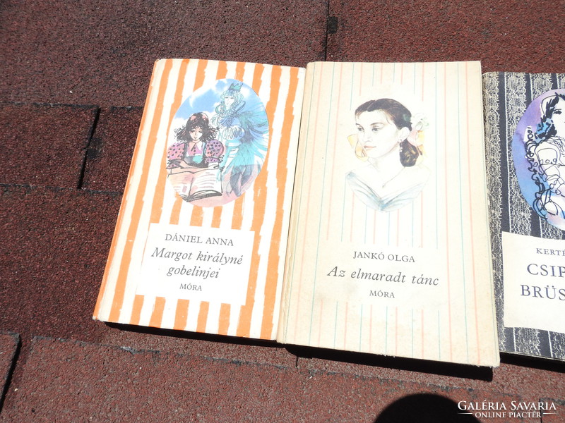 Striped - dotted books - youth novels: dániel anna jankó olga kertész erzsébet szalay lenke