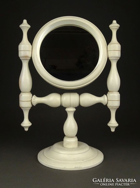 1E983 Fehér színű billenős borotválkozó tükör pipere tükör
