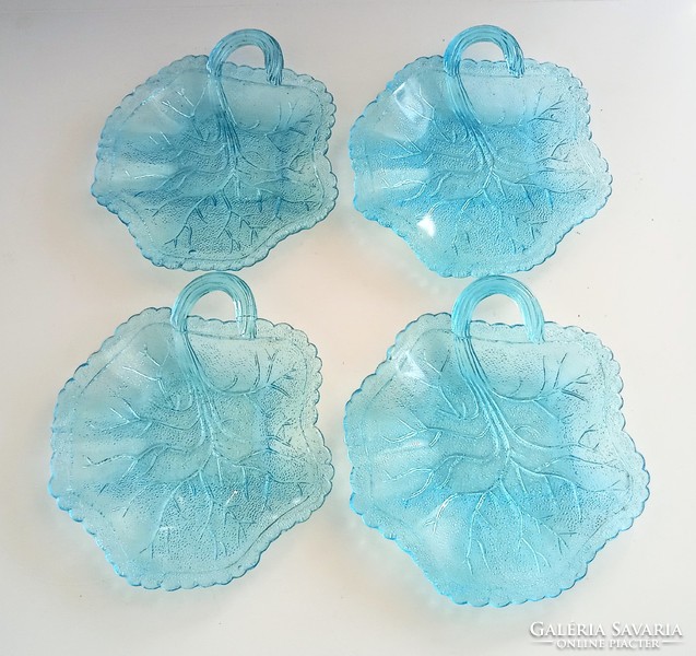 American Indiana turquoise glass bowls 4pcs 12.3cm