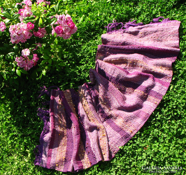 Purple sky - EGYEDI Könnyű nyári stóla - handmade scarf
