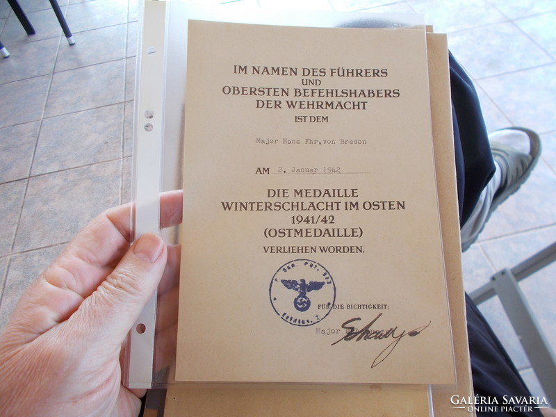WW2,Német náci dokumentum,eredeti