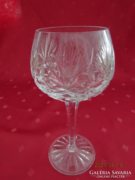 Crystal glass goblet with base. Edinburgh crystal, core. 17 cm, diam. 6 Cm. 4 pieces for sale together. He has!