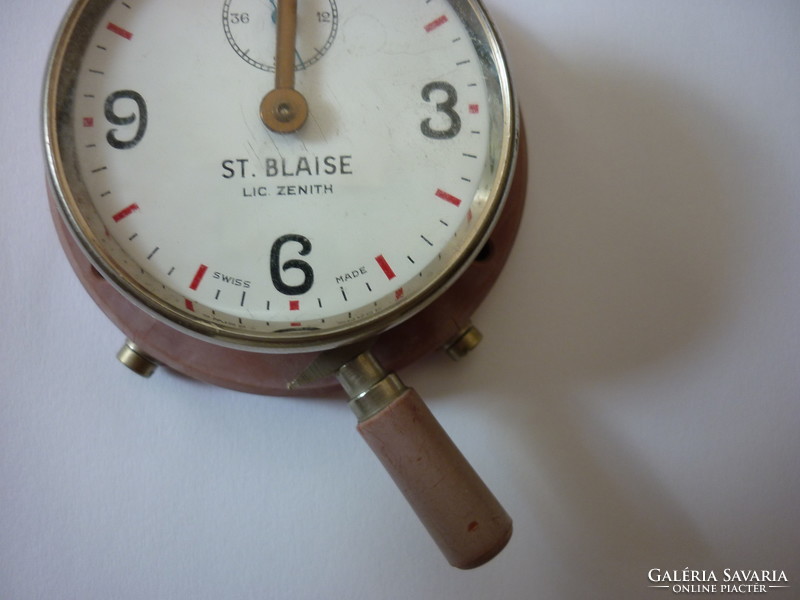 Zenith st. Blaise telephone timer clock, 1960s