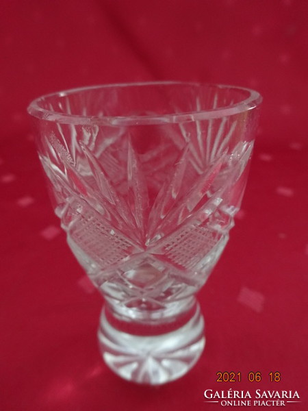 Crystal glass liqueur glass, height 7.5 cm. He has!