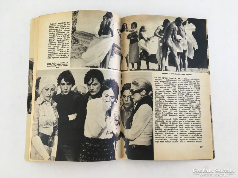 Filmvilág - retro filmes újság, magazin 1973.április 15., XVI.évf. 8.szám, címlapon Törőcsik Mari