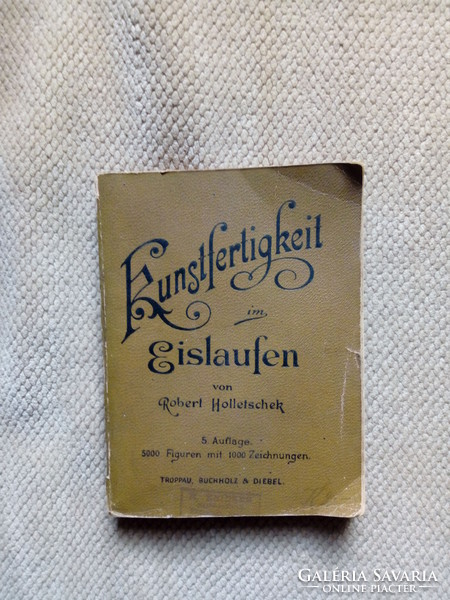 Robert Holletschek: Kunstfertigkeit im Eislaufen (1896)