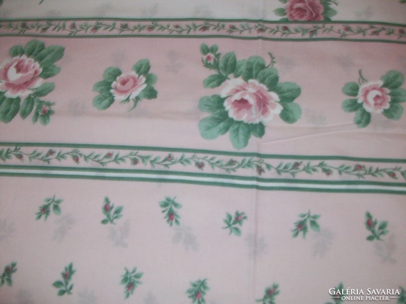 Beautiful pink, romantic bedding with a double cover
