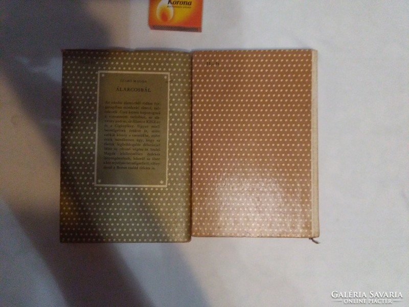 Two retro polka dot books together - masquerade, in the last pew - 1974, 1978