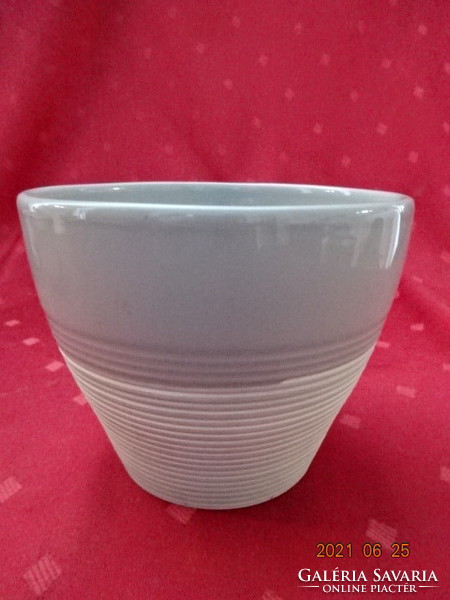 German glazed ceramic pot, diameter 12 cm. He has!