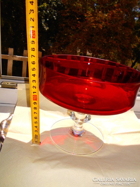 Medium table top, serving glass bowl