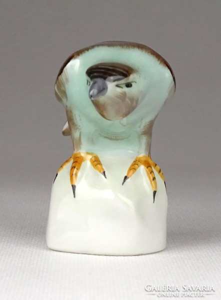 1F086 Régi Aquincum porcelán madár figura