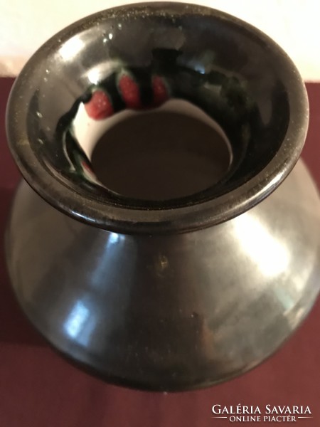 Signed Hungarian ceramic vase. T11