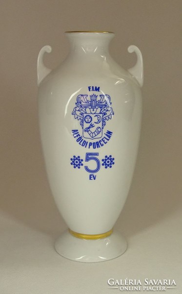 1F147 Alföldi porcelán stúdió váza jubileumi