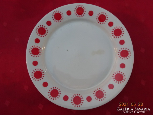 Lowland porcelain, small plate with a sun pattern, diameter 19 cm. He has!