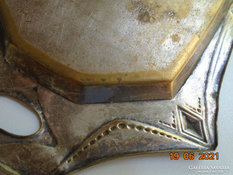 Antique Austrian arnold wolkenstein&glückseling wien marked sometime silver plated tray