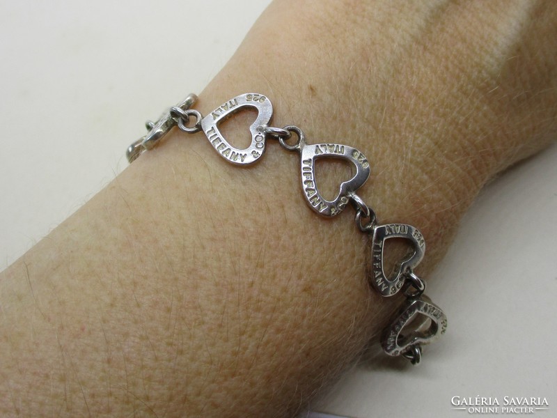 Special branded elegant silver bracelet