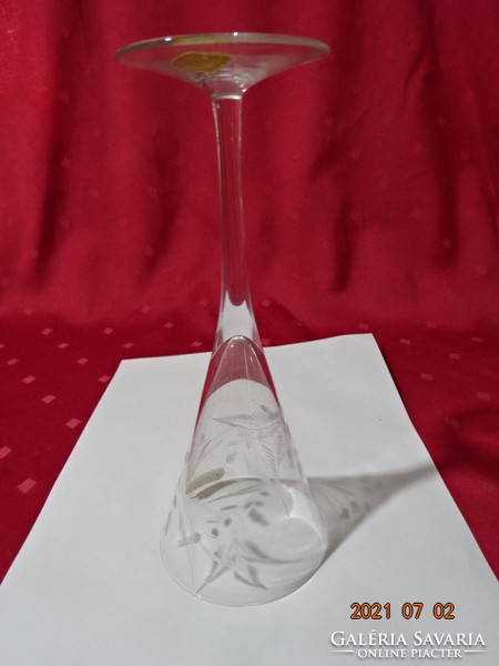 Salzburgi kristálypohár - pezsgős üvegpohár, magassága 20 cm. Vanneki!