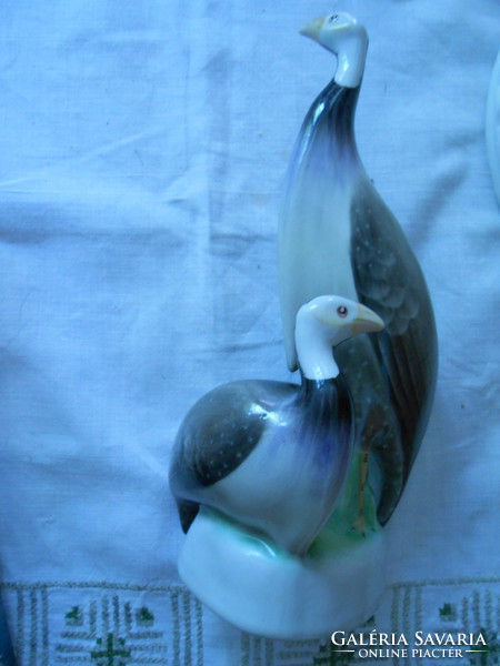 Hollóházi kézzel festett madár pár