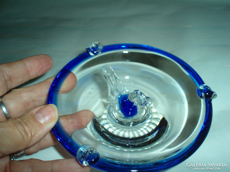 Vintage glass ashtray
