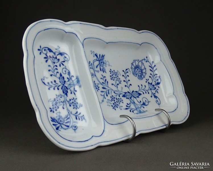 1E161 Antik ritka Philipp Aigner porcelán marhahúsos tányér