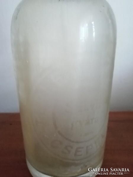 Régi Csepeli szódásüveg