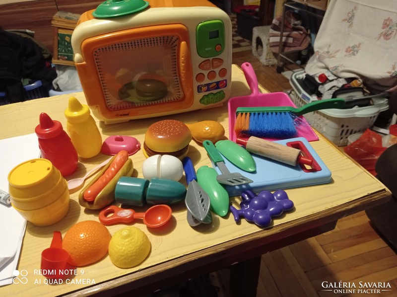 Sale!! Big girl's toy package works with a microwave /video/