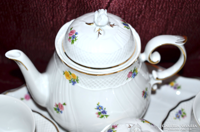 Hollóházi tea set for 2 persons (dbz 0052)