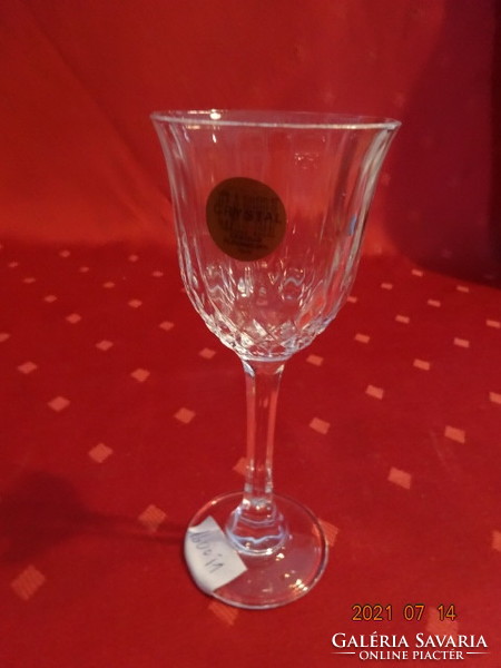 Italian crystal goblet, height 13.5 cm, diameter 5.3 cm. He has!