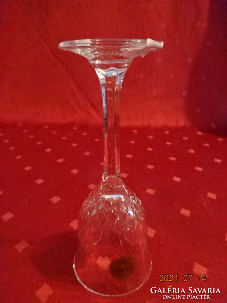 Italian crystal goblet, height 13.5 cm, diameter 5.3 cm. He has!