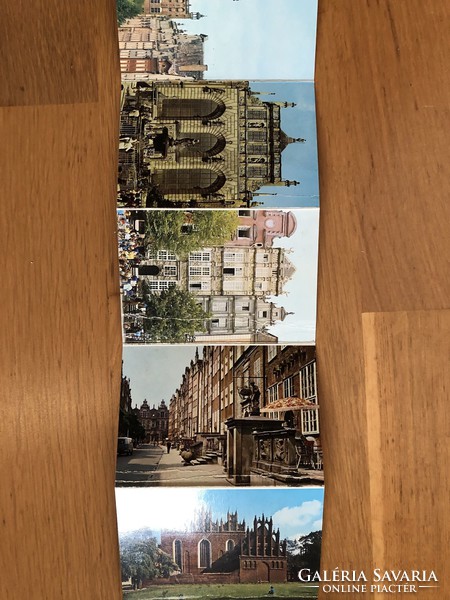 Gdansk városa leporelló képeslap