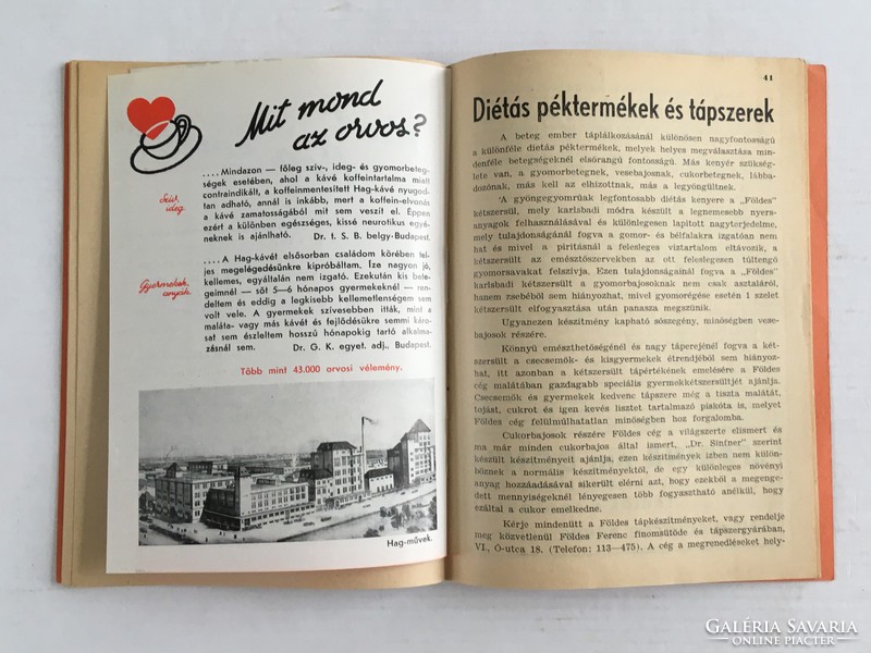 Stumpf Károlyné: Háziasszonyok kiskátéja II. füzet., 1939.