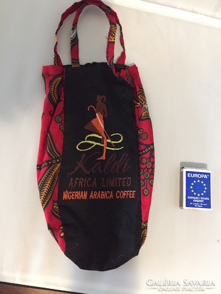 Afrikai Ankara textilből kávé, vagy bor csomagoló táska (29)