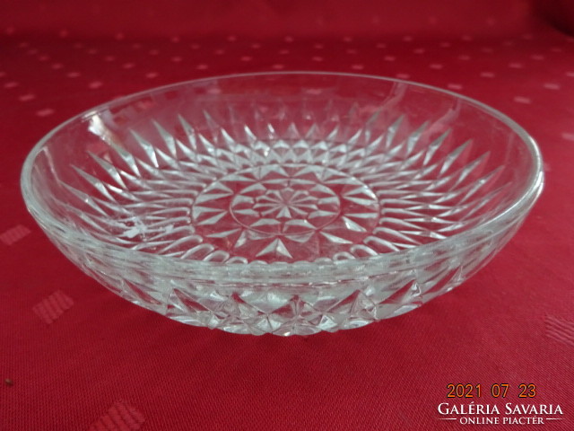Glass bowl, diameter 14.5 cm, height 3 cm. He has!