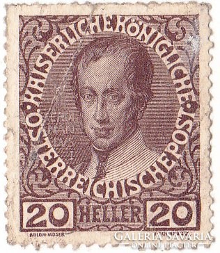 Ausztria forgalmi bélyeg 1913