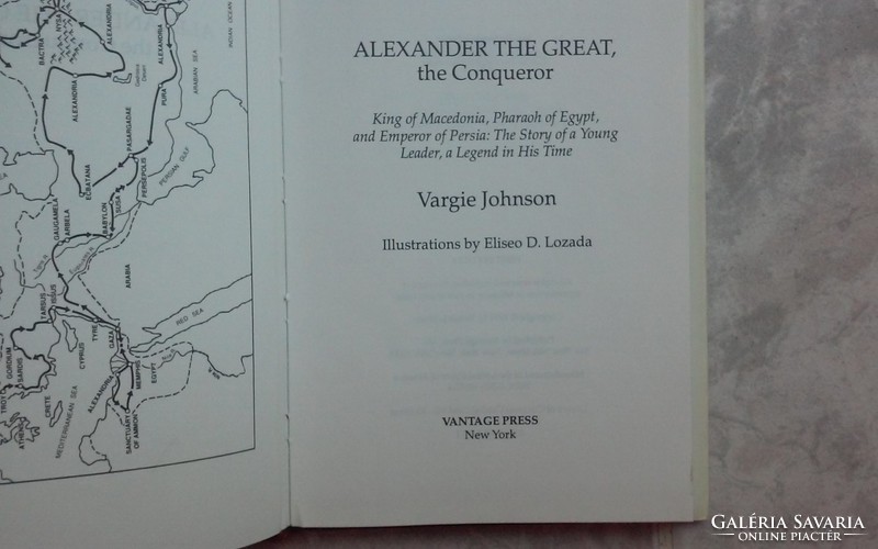 Dedicated book about Alexander the Great published in New York