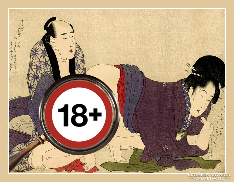 ​Kitagawa Utamaro - erotikus SHUNGÁK, 1799.