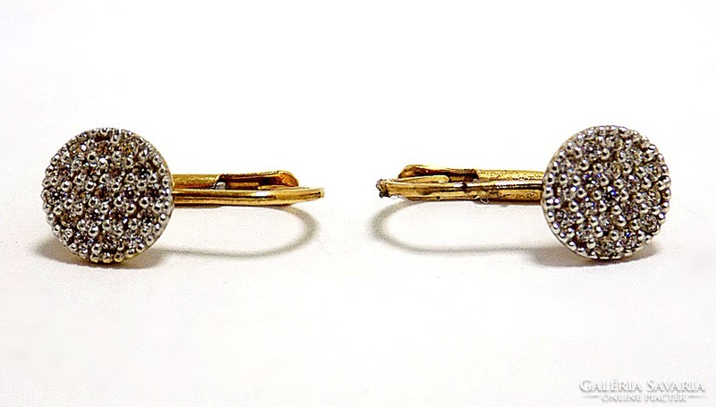 Stone gold children's earrings (zal-au58429)