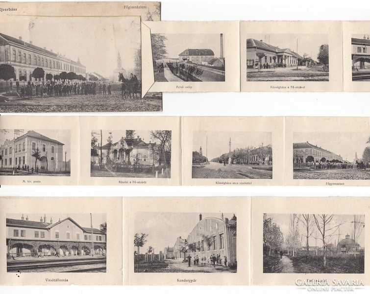 Szerbia Ujverbász Főgimnázium és részletek 1913 RK MET