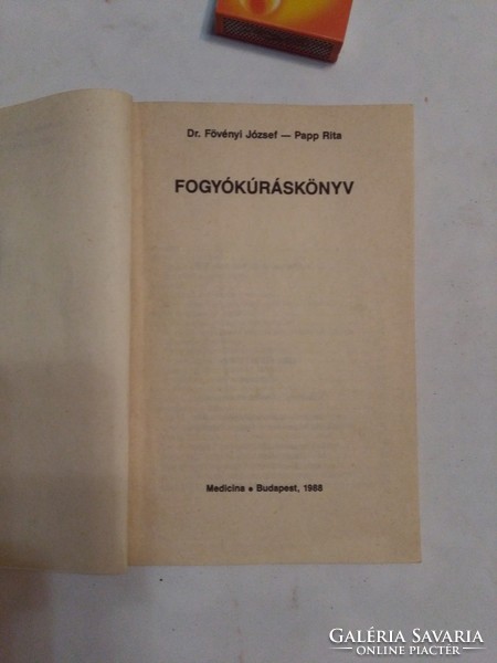 Dr. Fövényi-Papp: Fogyókúráskönyv - 1988 - receptekkel