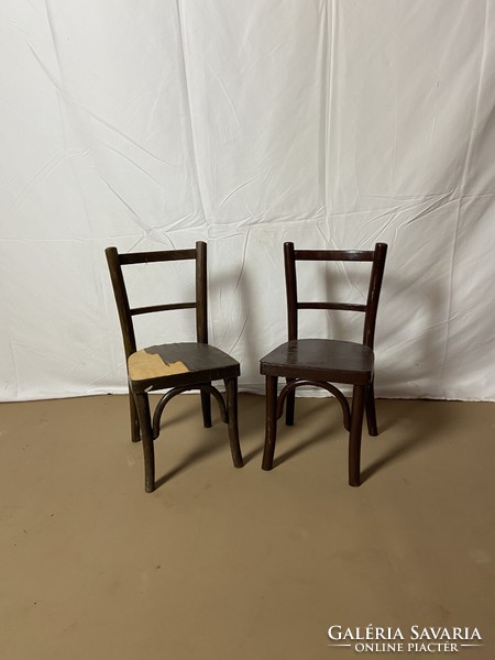 2 antique thonet children's chairs