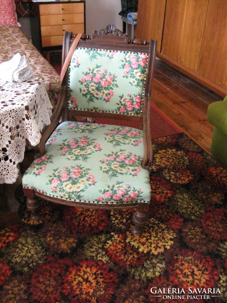 Nearly a hundred years old carved armchair