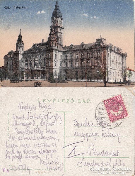 Győr Városháza 1919-36 RK Magyar Hungary