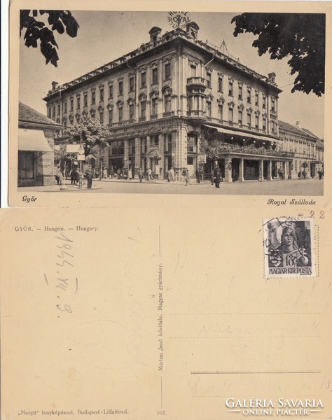 Győr Royal szálloda 1944 RK Magyar Hungary