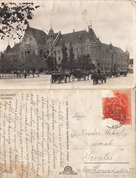 Kecskemét Városháza 1938 RK Magyar Hungary