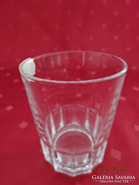 Glass wine glass, height 8 cm, diameter 6.4 cm. He has!