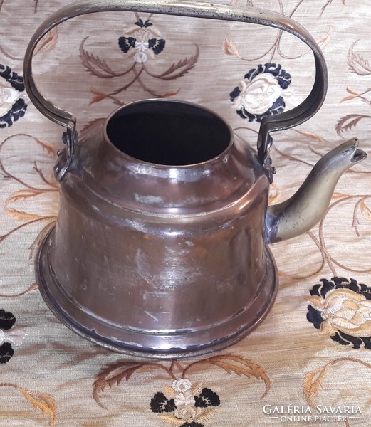Antique silver plated teapot