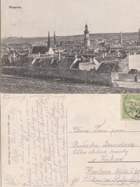 Sopron Látképe 1915 RK Magyar Hungary